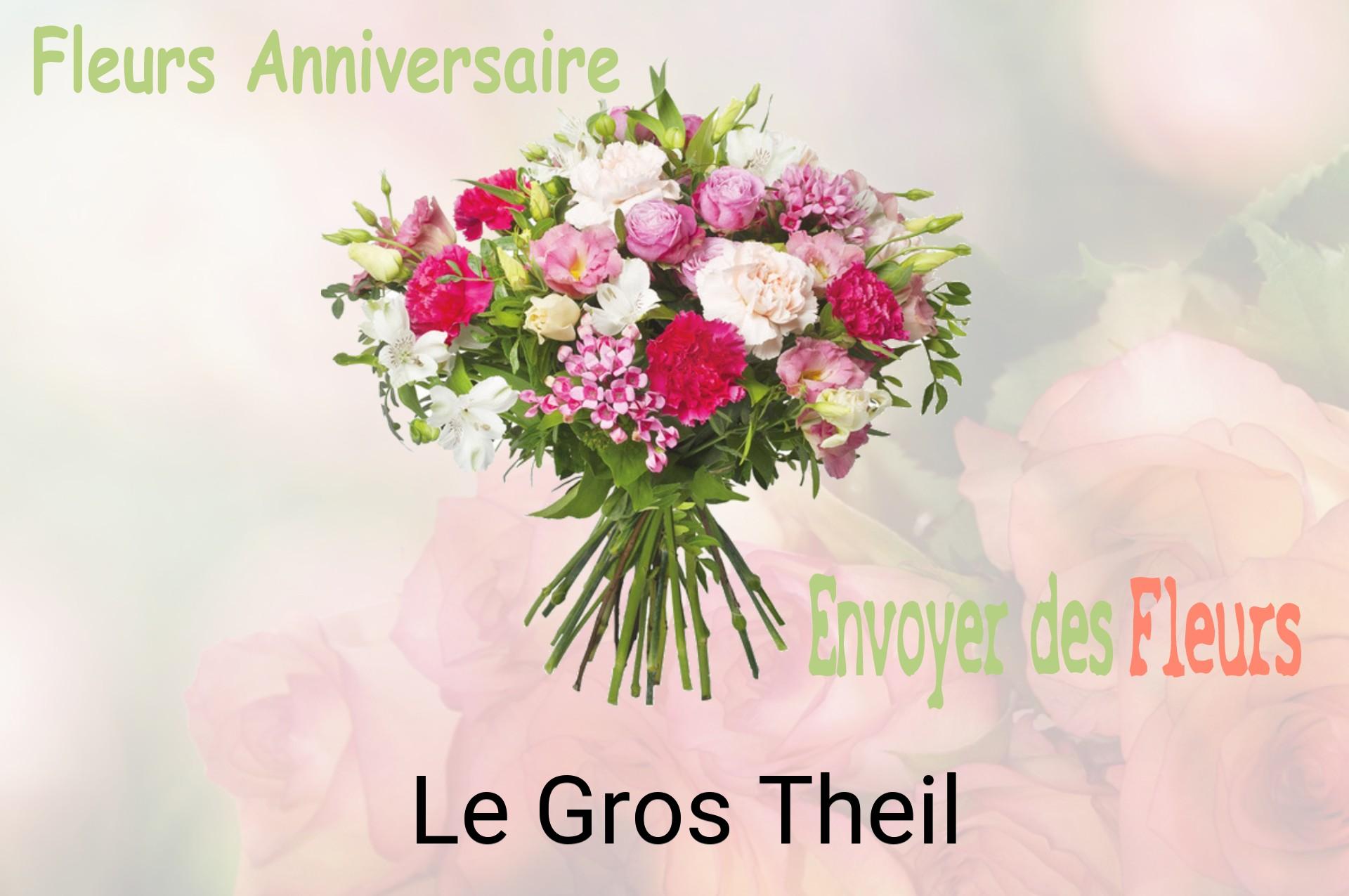 Bouquet de fleurs d’anniversaire livré à Le Gros-Theil